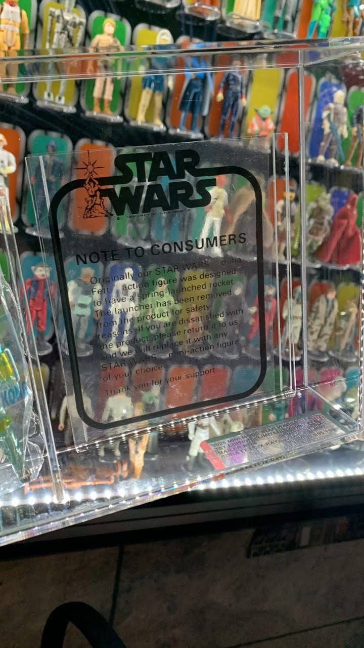BOBA FETT X-Ray Mailer 3.75" 100 FIRST EDITION