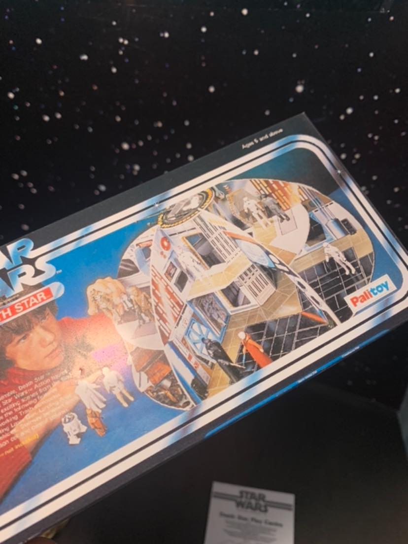 Death Star PALITOY boxed + FIGURE 5 pack BUNDLE