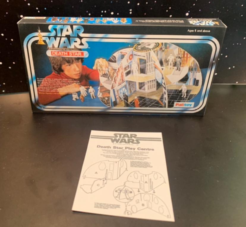 Death Star PALITOY boxed + FIGURE 5 pack BUNDLE