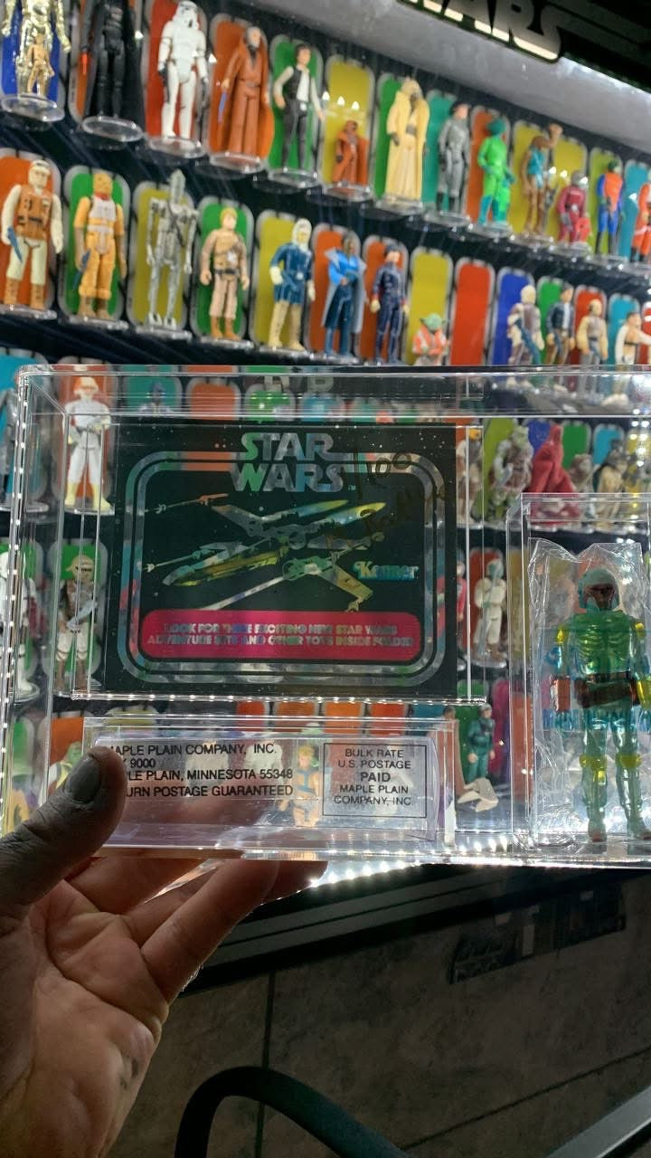 BOBA FETT X-Ray Mailer 3.75" 100 FIRST EDITION