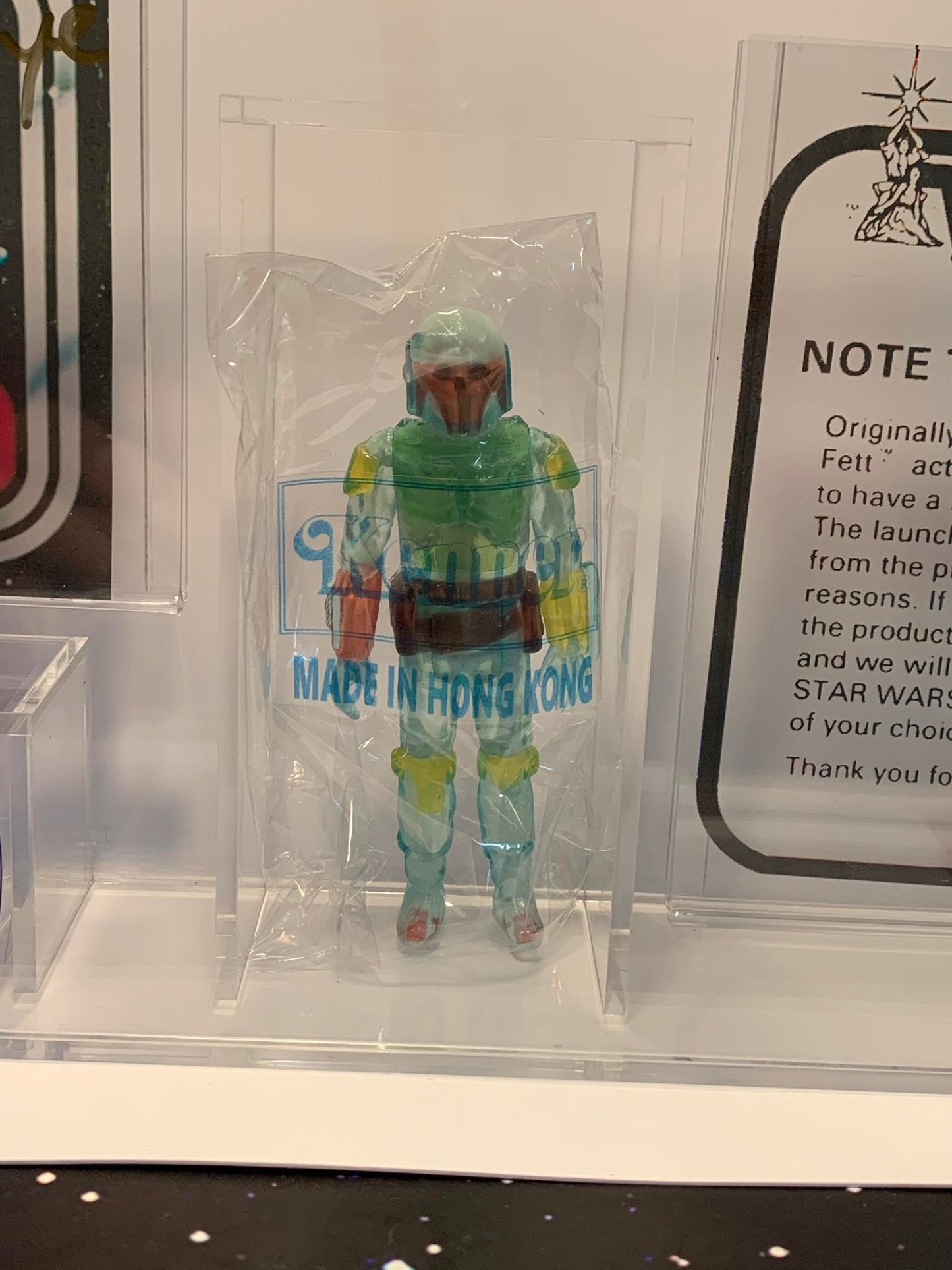BOBA FETT X-Ray Mailer 3.75" 100 FIRST EDITION