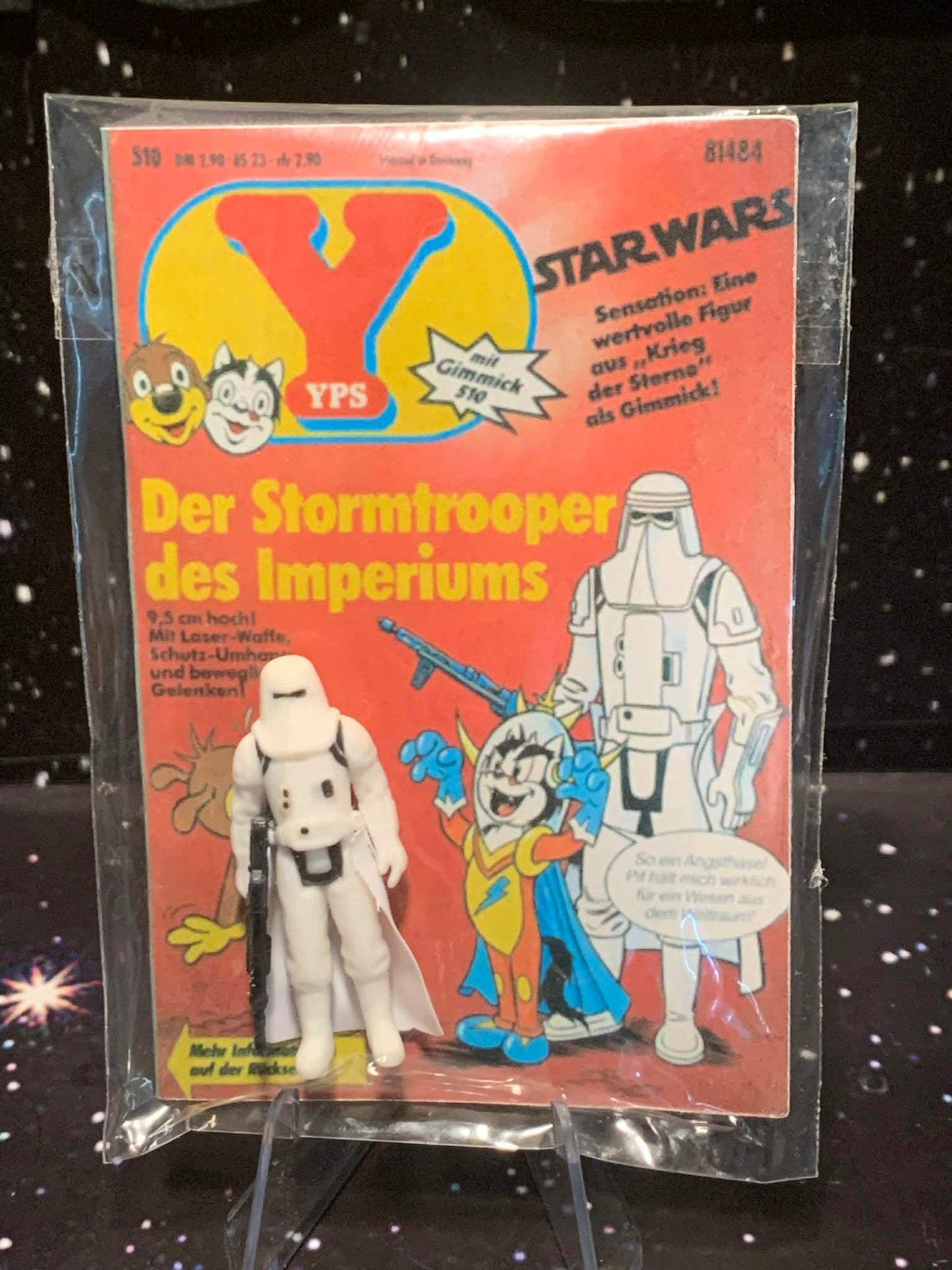 YPS 'Der Stormtrooper des Imperiums' Action force SA-80 armed ⁠PBP Snowtrooper